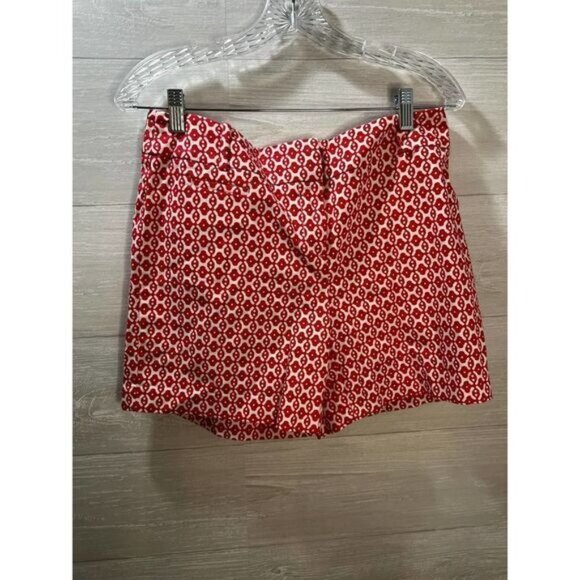 LOFT‎ Textured Shorts Diamond Jacquard Women’s Size 4 - Picture 2 of 8